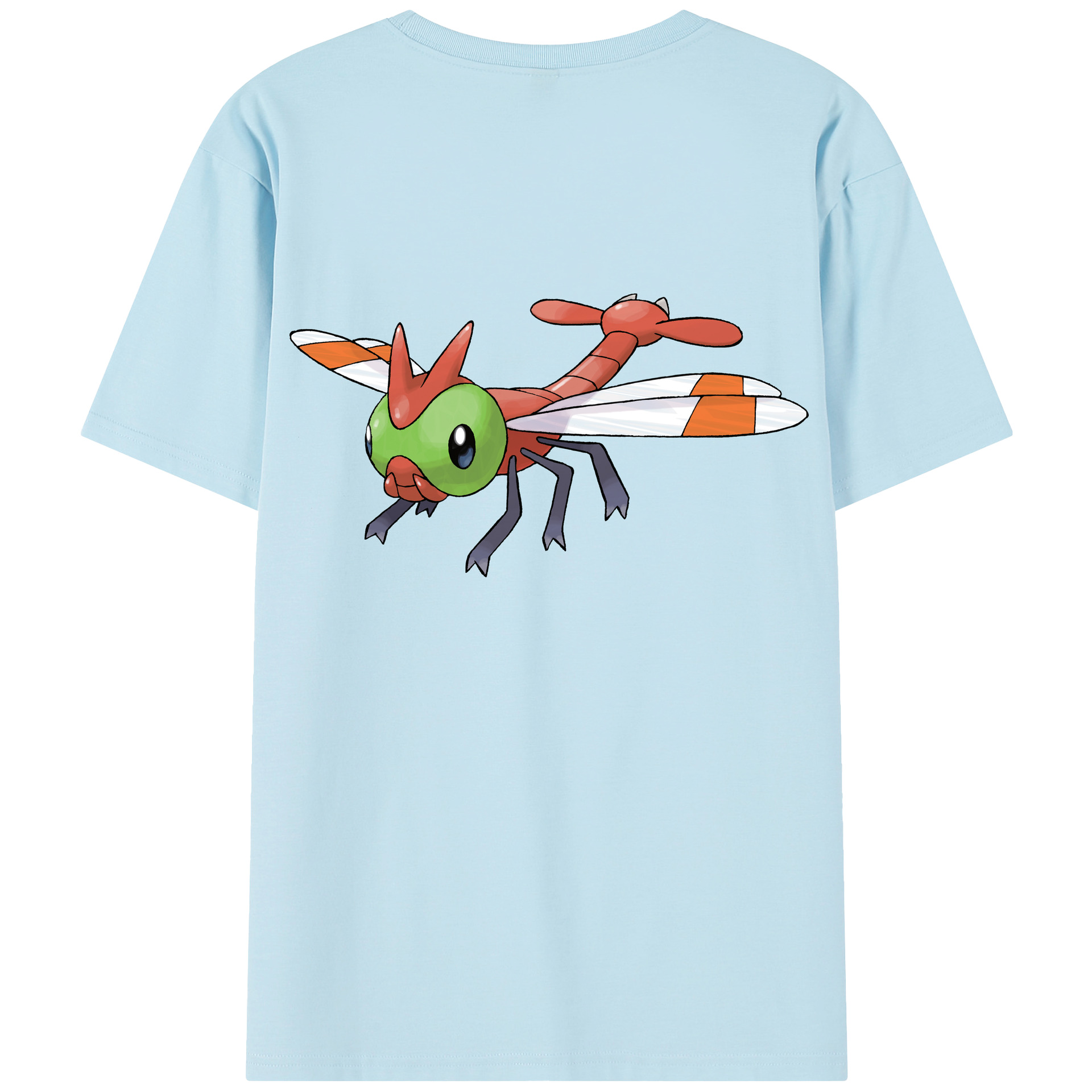 （画像用） ポケットモンスター Pokémon 綿100％半袖Tシャツ（背面プリント）